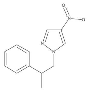 4-Nitro-1-(2-phenylpropyl)-1H-pyrazole Structure