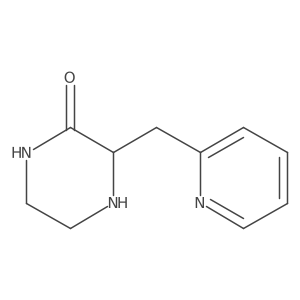 (S)-3-Pyridin-2-ylmethyl-piperazin-2-one Structure