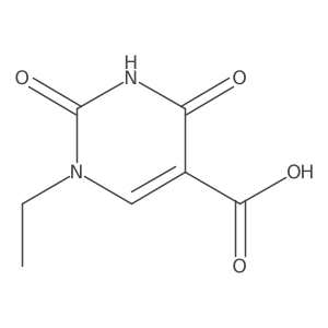 1-Ethyl-2,4-dioxo-1,2,3,4-tetrahydropyrimidine-5-carboxylic acid Structure