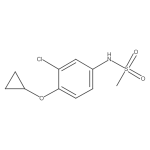 N-(3-Chloro-4-cyclopropoxyphenyl)methanesulfonamide Structure