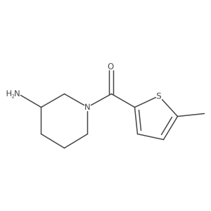 1-(5-Methylthiophene-2-carbonyl)piperidin-3-amine结构式