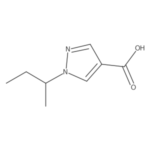 1-(sec-butyl)-1H-pyrazole-4-carboxylic acid Structure