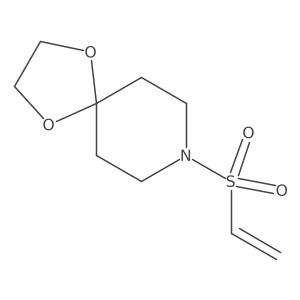 8-(Ethenylsulfonyl)-1,4-dioxa-8-azaspiro[4.5]decane结构式