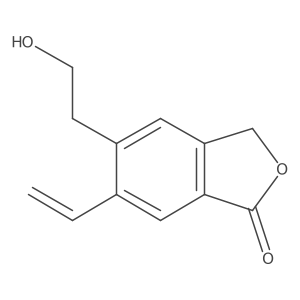 5-(2-Hydroxyethyl)-6-vinyl-2-benzofuran-1(3H)-one Structure