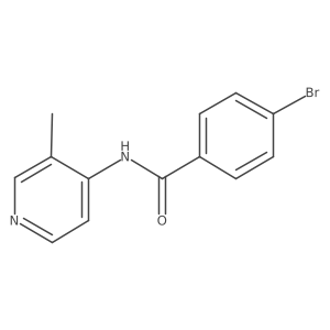 4-bromo-N-(3-methylpyridin-4-yl)benzamide Structure