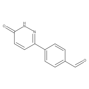4-(2,3-Dihydro-3-oxo-6-pyridazinyl) benzaldehyde Structure