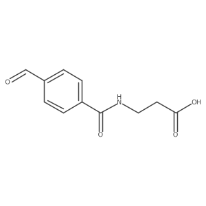 3-(4-formylbenzoylamino)propionic Acid结构式