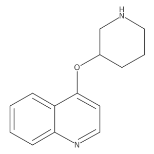 4-(Piperidin-3-yloxy)quinoline Structure