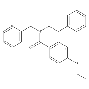 4-ethoxy-N-phenethyl-N-(pyridin-2-ylmethyl)benzamide Structure