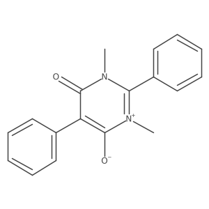 1,3-Dimethyl-6-oxo-2,5-diphenyl-3,6-dihydropyrimidin-1-ium-4-olate Structure