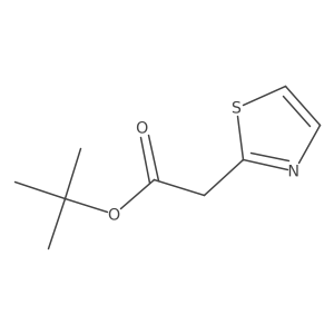 Tert-butyl (1,3-thiazol-2-yl)acetate结构式
