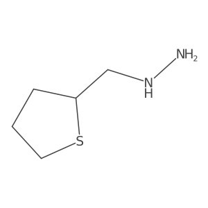 ((Tetrahydrothiophen-2-yl)methyl)hydrazine结构式