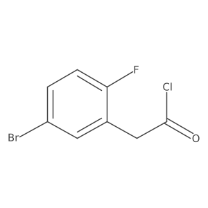 5-Bromo-2-fluorophenylacetyl chloride Structure
