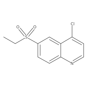 4-Chloro-6-(ethylsulfonyl)quinoline Structure