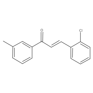 (2E)-3-(2-Chlorophenyl)-1-(3-methylphenyl)prop-2-en-1-one结构式