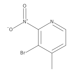 3-Bromo-4-methyl-2-nitropyridine Structure