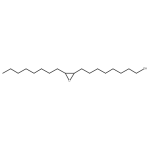 9,10-Epoxy-1-octadecanol, trans- Structure