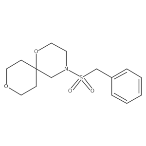 4-Phenylmethanesulfonyl-1,9-dioxa-4-azaspiro[5.5]undecane Structure