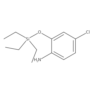 4-Chloro-2-[(triethylsilyl)oxy]benzenamine结构式