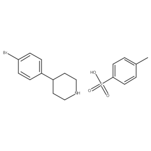 4-(4-Bromophenyl)piperidine 4-methylbenzenesulfonate结构式