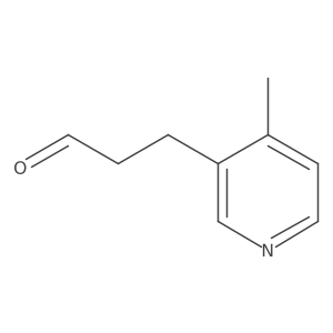 3-(4-Methylpyridin-3-yl)propanal Structure
