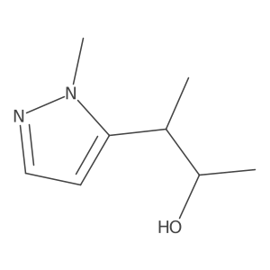 3-(1-Methyl-1H-pyrazol-5-yl)butan-2-ol结构式