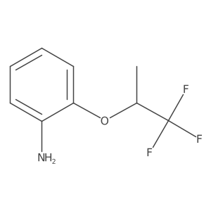 2-[(1,1,1-Trifluoropropan-2-yl)oxy]aniline结构式