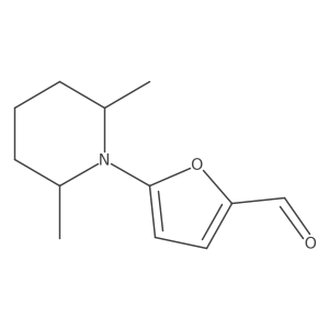 5-(2,6-Dimethylpiperidin-1-YL)furan-2-carbaldehyde结构式