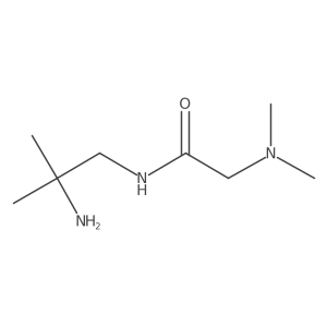 N-(2-amino-2-methylpropyl)-2-(dimethylamino)acetamide Structure