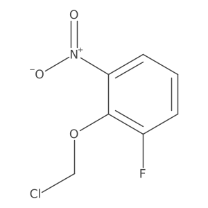 2-(Chloromethoxy)-1-fluoro-3-nitrobenzene结构式