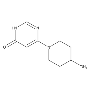 6-(4-Aminopiperidin-1-yl)-3,4-dihydropyrimidin-4-one结构式