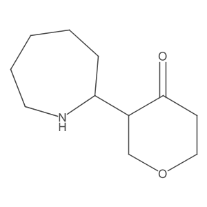 3-(Azepan-2-yl)oxan-4-one Structure