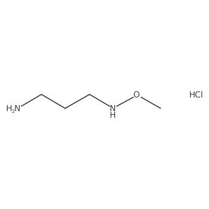 (3-Aminopropyl)(methoxy)amine hydrochloride结构式