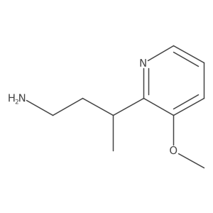 3-(3-Methoxypyridin-2-yl)butan-1-amine Structure