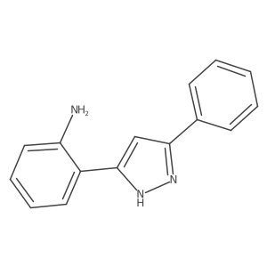 2-(3-Phenyl-1H-pyrazol-5-YL)aniline Structure