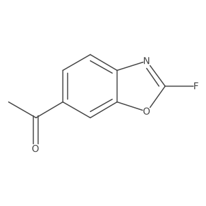 Ethanone, 1-(2-fluoro-6-benzoxazolyl)- Structure