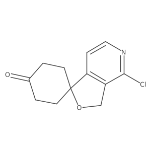 4'-Chloro-3'H-spiro[cyclohexane-1,1'-furo[3,4-c]pyridin]-4-one Structure