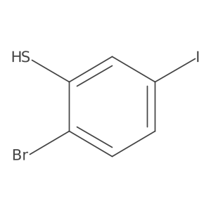 2-Bromo-5-iodobenzenethiol Structure