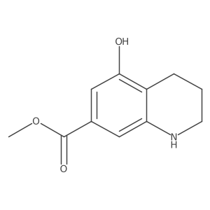 Methyl 5-hydroxy-1,2,3,4-tetrahydroquinoline-7-carboxylate Structure