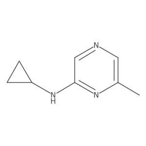 N-cyclopropyl-6-methylpyrazin-2-amine Structure