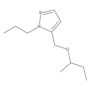 5-(sec-butoxymethyl)-1-propyl-1H-pyrazole结构式