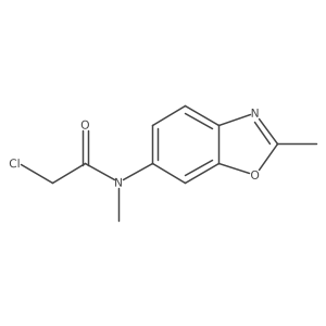2-chloro-N-methyl-N-(2-methylbenzo[d]oxazol-6-yl)acetamide Structure
