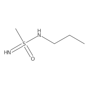 N-propylmethanesulfonoimidamide Structure