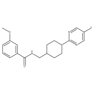 N-((1-(5-fluoropyrimidin-2-yl)piperidin-4-yl)methyl)-3-methoxybenzamide Structure