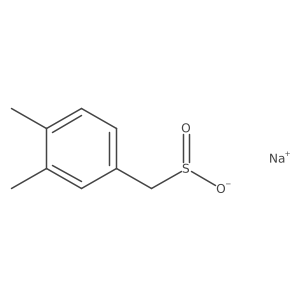 Sodium (3,4-dimethylphenyl)methanesulfinate Structure