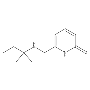 6-{[(2-Methylbutan-2-yl)amino]methyl}-1,2-dihydropyridin-2-one Structure