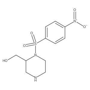 [1-(4-Nitrobenzenesulfonyl)piperazin-2-yl]methanol结构式