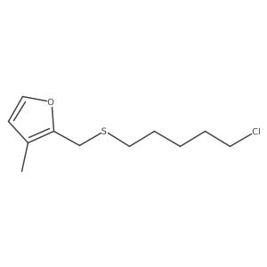 2-{[(5-Chloropentyl)sulfanyl]methyl}-3-methylfuran Structure