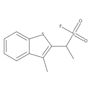 1-(3-Methyl-1-benzothiophen-2-yl)ethane-1-sulfonyl fluoride Structure