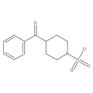 4-Benzoylpiperidine-1-sulfonyl chloride结构式
